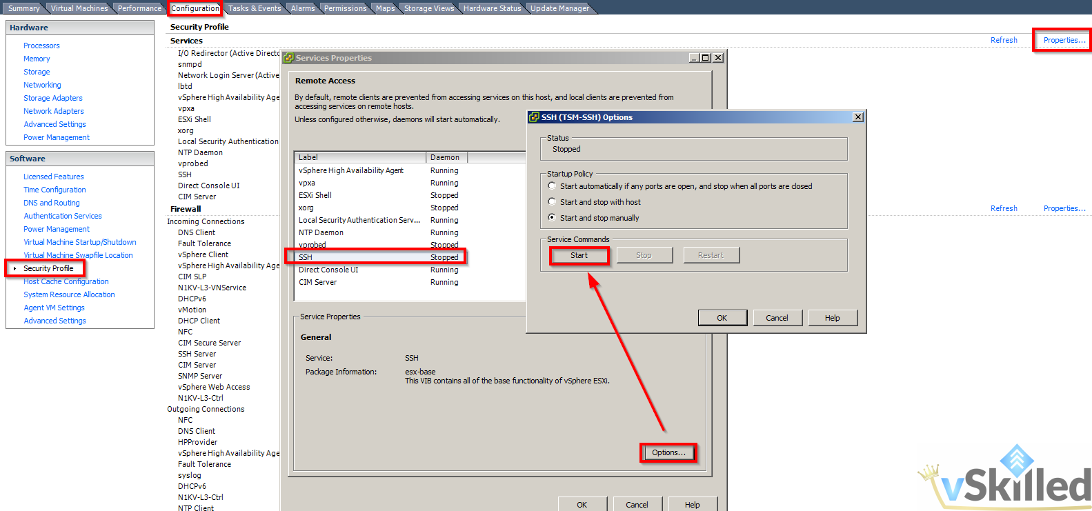 vsphere client 5.5 turn on ssh vsphere client 5.5 turn on ssh